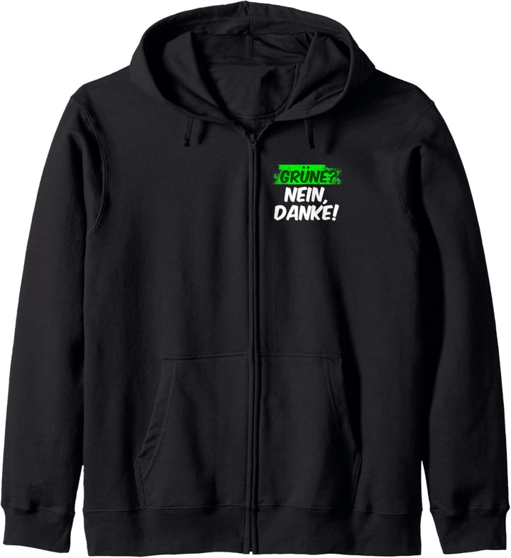 Grüne Nein Danke, Statement Kapuzenjacke