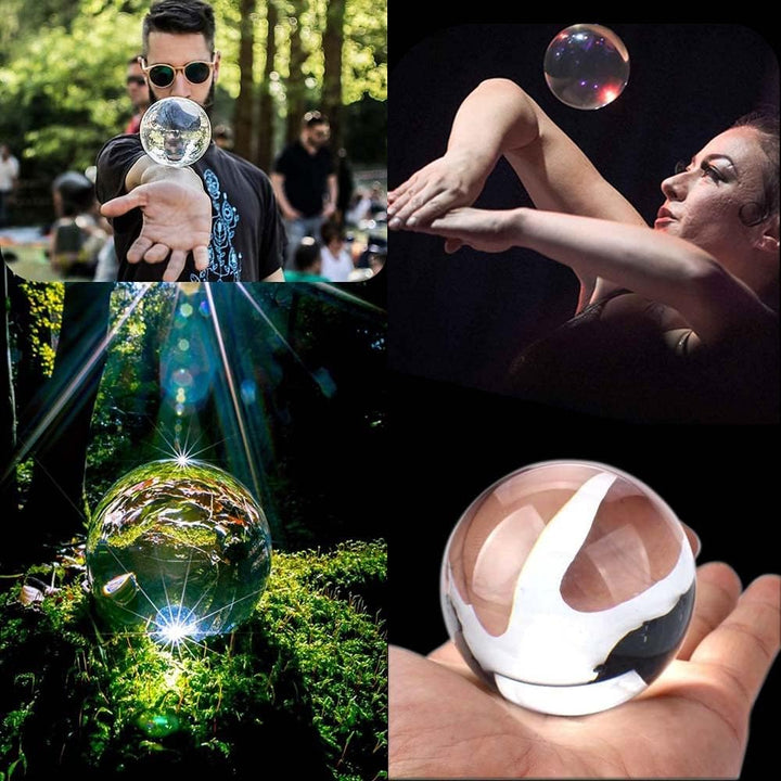 Juggle Dream Acryl Kontakt Jonglierball (80 mm), Kristall Kontaktkugel, Jonglierbälle für Kontaktjon
