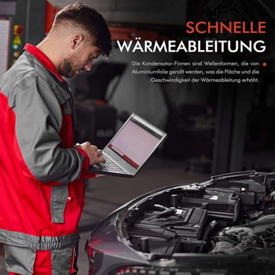 Frankberg Kondensator Klimaanlage mit Halter & Trockner Kompatibel mit CR-V IV RM 2.0L 2.4L Benzin 2