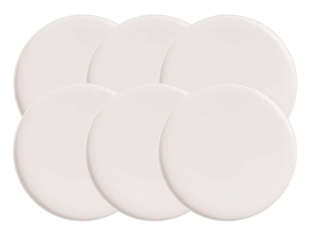 Villeroy &amp; Boch Afina Frühstücksteller weiss 22cm Set6