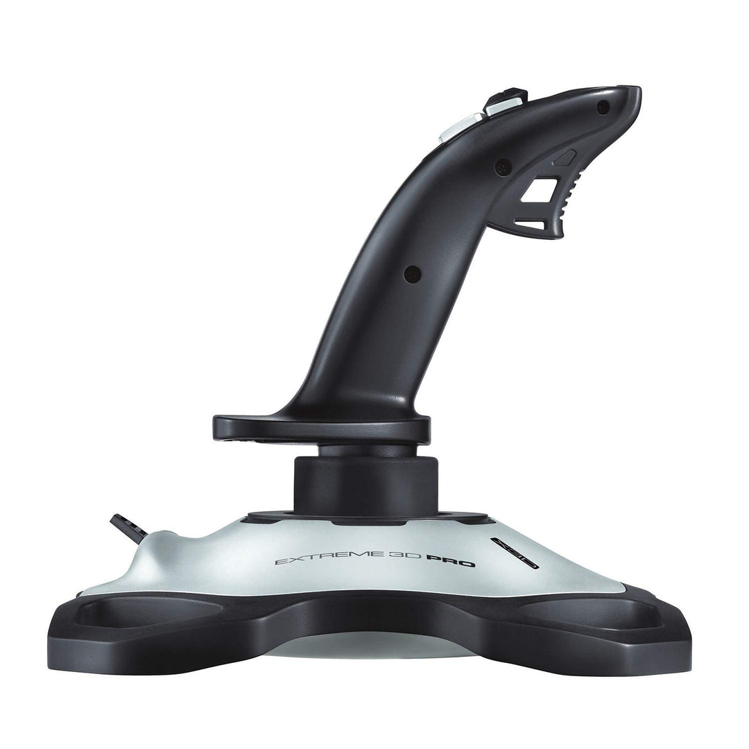 Logitech G Extreme 3D Pro Joystick, Drehknopf Rudersteuerung, 12 Programmierbare Tasten, 8-Wege Rund