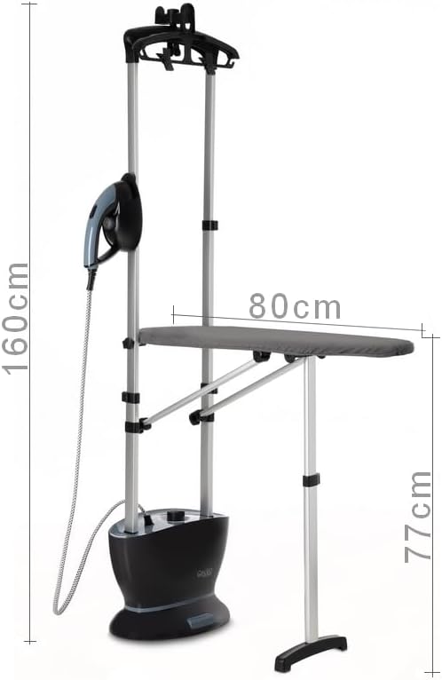 2-in-1 Dampfglätter mit Bügeltisch – All-in-One Gerät 2400W, 4 bar, 50 g/min – Vertikales & Horizont