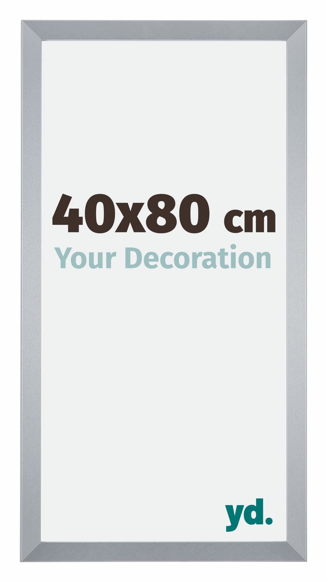 yd. Your Decoration - Bilderrahmen 40,00x80,00 cm - Bilderrahmen aus MDF mit Acrylglas - Antireflex