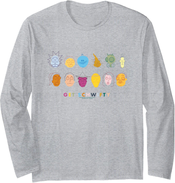 Rick and Morty Get Schwifty Langarmshirt