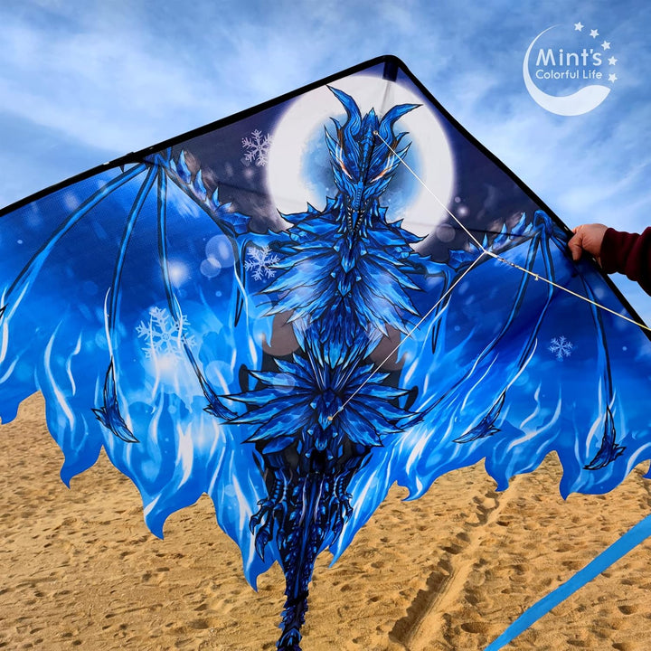 Mint's Colorful Life Drachen Drache für Kinder Erwachsene, einleiner flugdrachen Bester Gross Beach