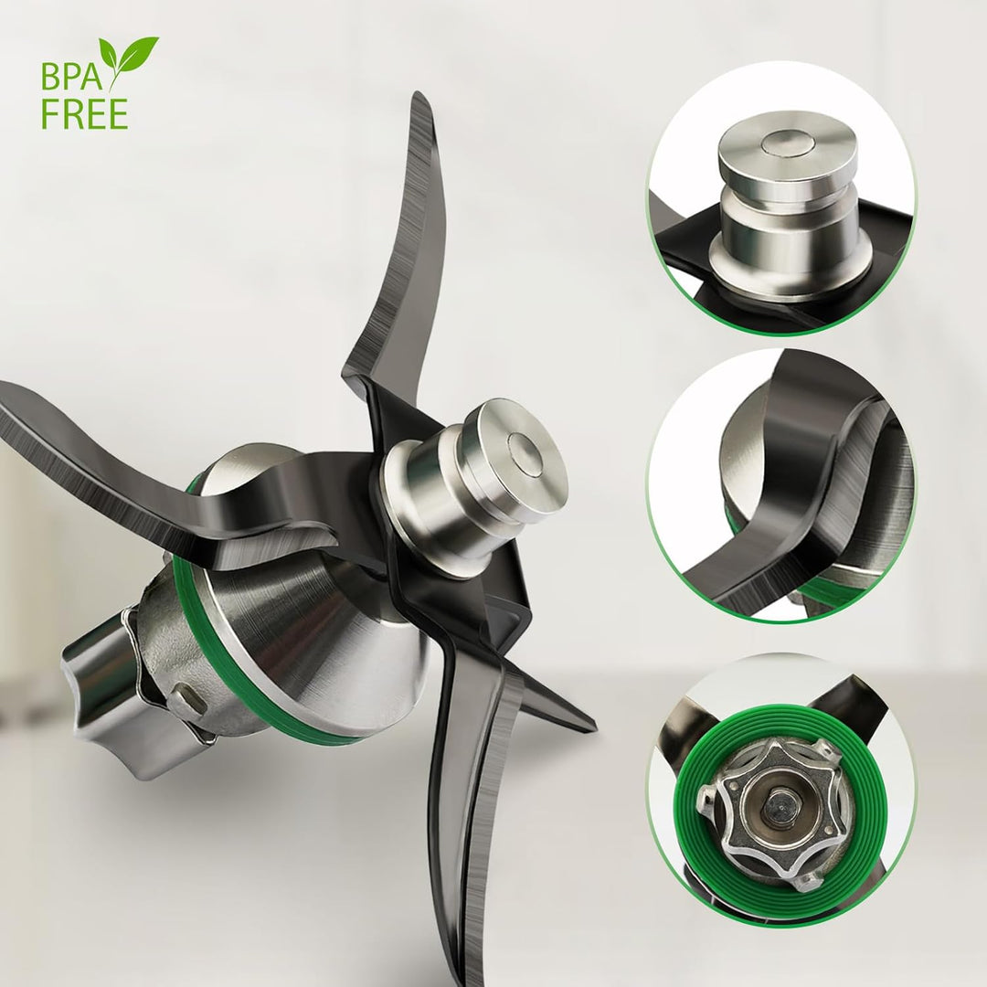 Titanstreichklinge Messer für Vorwerk Thermomix TM6 Küchenmaschine zubehör Titan TM6, Titan TM6