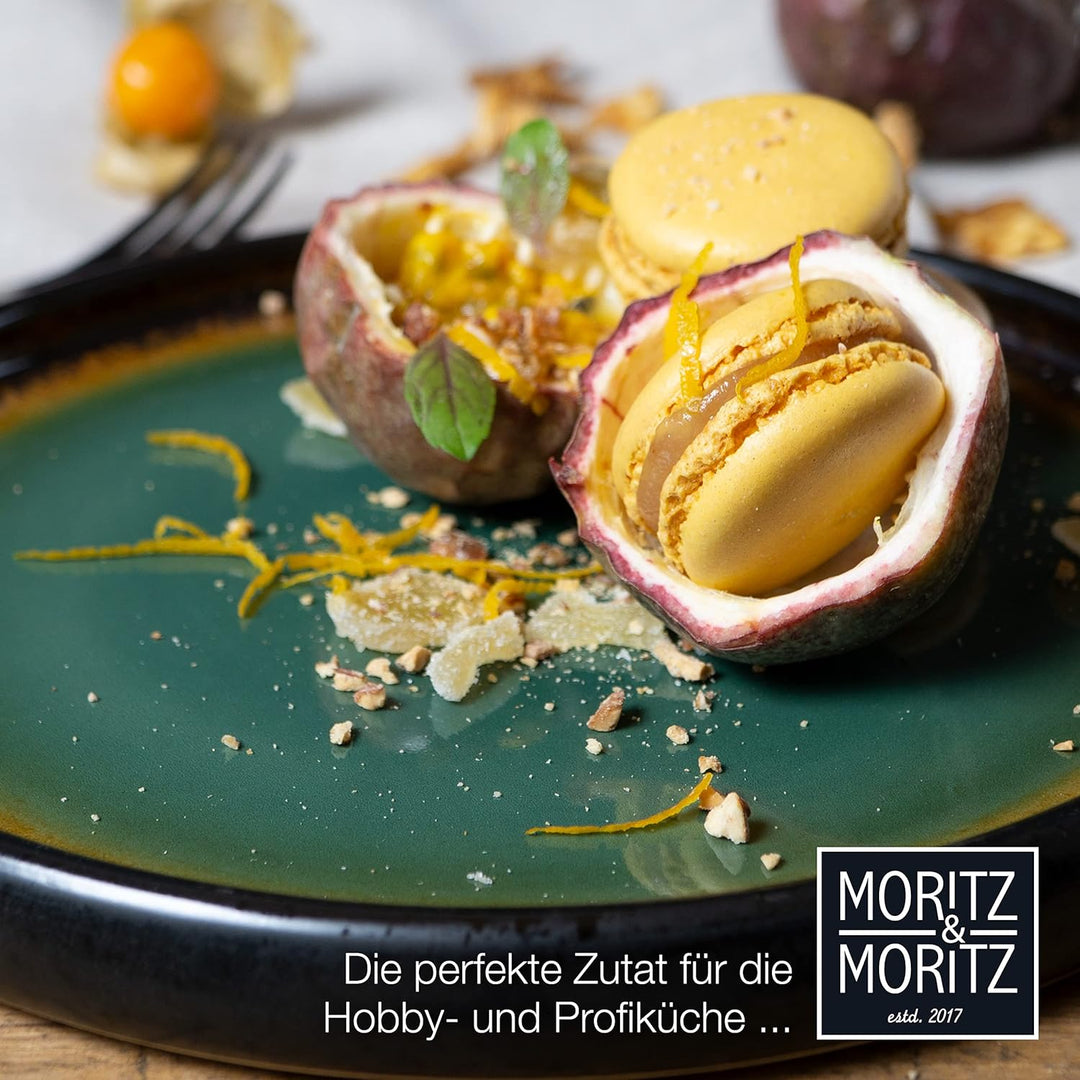 Moritz & Moritz SOLID 4x Kleine Teller 21 cm - Steinzeug Teller Set als Dessertteller, Kuchenteller,