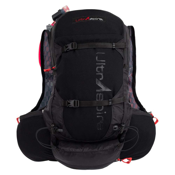 Ultraspire Zygos Trinkrucksack 4.0, 2 l, BPA- und PVC-freies Reservoir mit Mag-Clip Pitch Black 4.0
