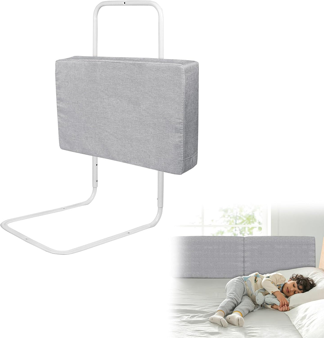 YRHome 50cm Kinderbettgitter Bettgitter Bettschutzgitter für Kinder Rausfallschutz Bett Kinderbettgi