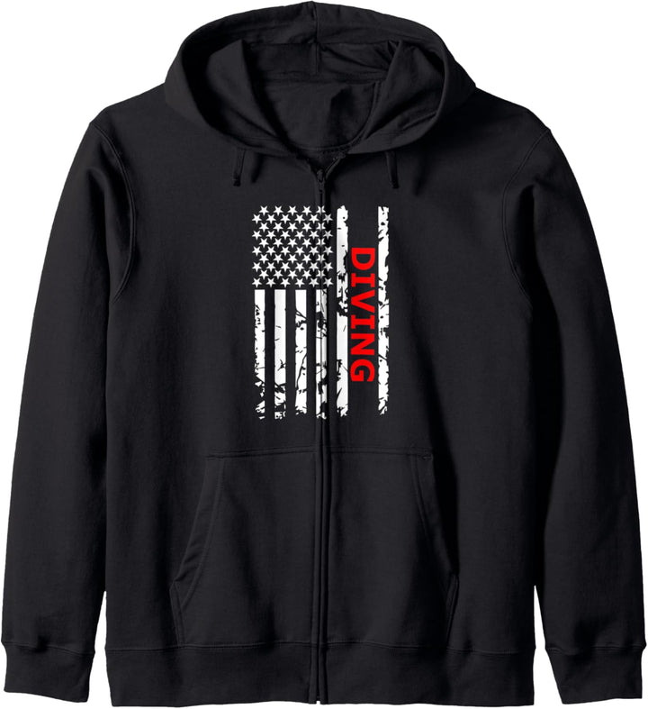 Springboard Diving USA Divers Kapuzenjacke