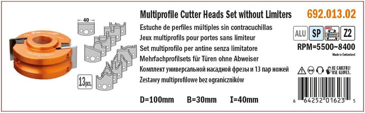 Set multiprofilo Senza Lim. D = 100 x 40 x 30 (All)