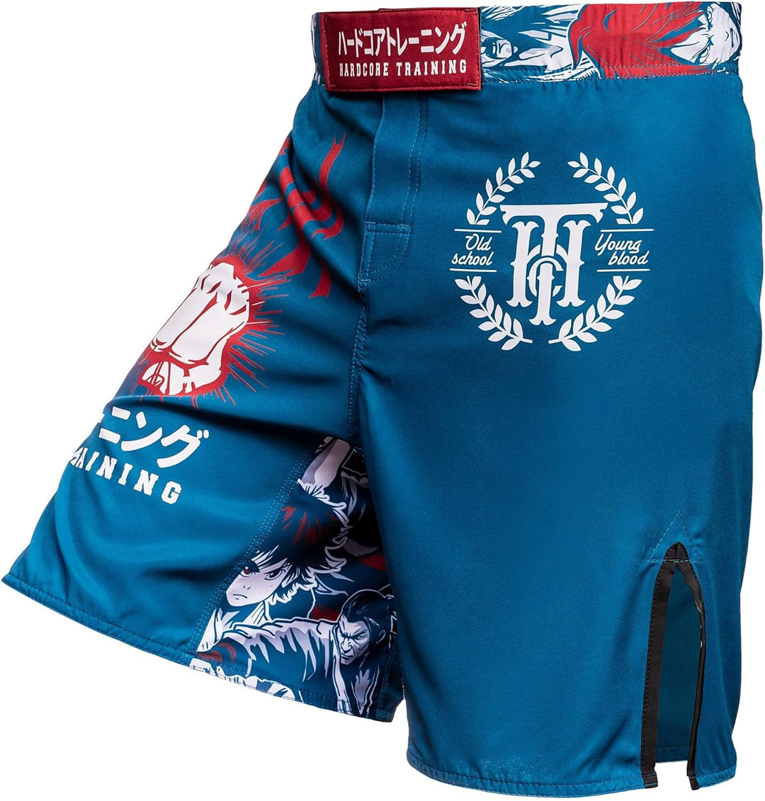 Hardcore Training Fight Shorts Kurze Hose Herren MMA BJJ Grappling Fitness Boxen Muay Thai No Gi S T