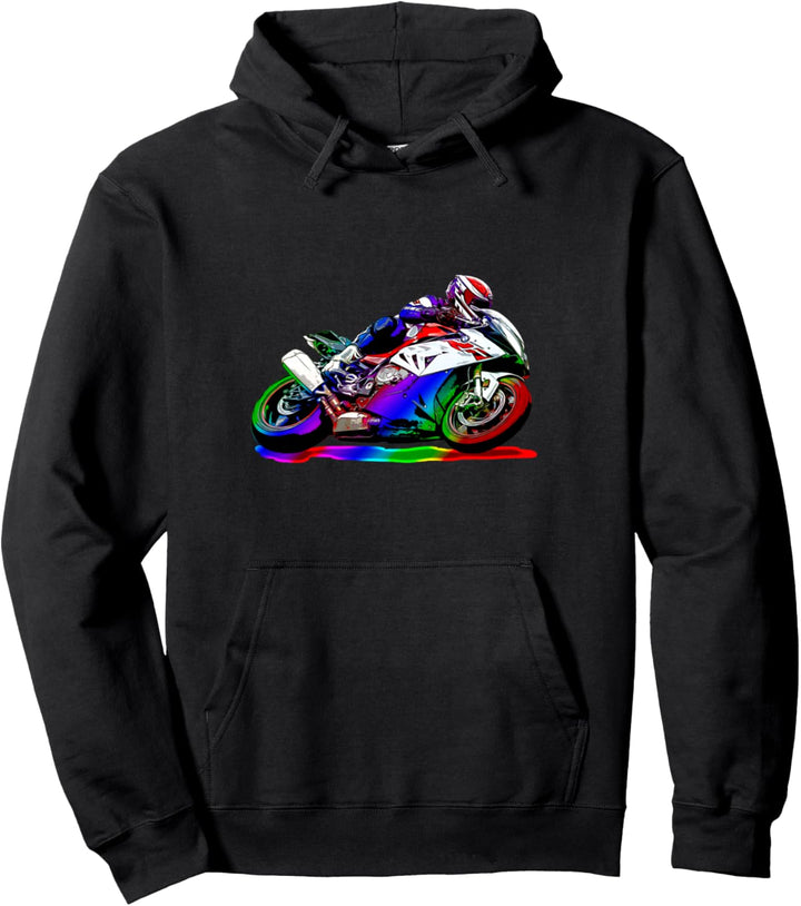 S1000RR Superbike Rainbow Motorradfahrer Pullover Hoodie