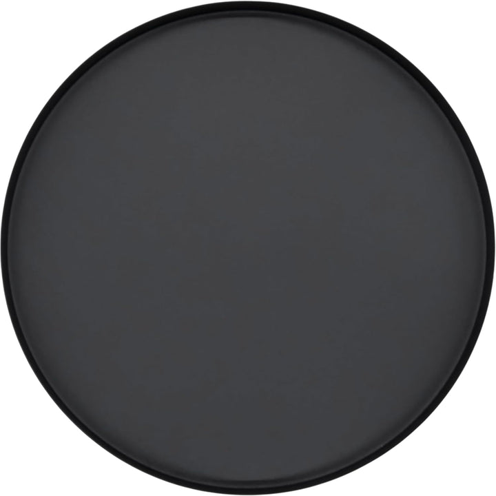 Spetebo Blumenständer Metall schwarz rund - Ø 22 cm - Blumenhocker Industrial Design für Innen - Pfl