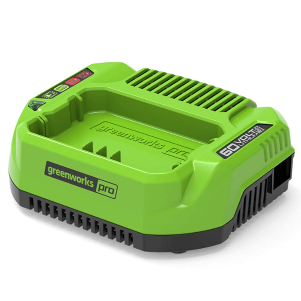 Greenworks Akku-Ladegerät G60UC (Li-Ion 60V 120W/2A Output passend für alle Akkus der 60V Greenworks