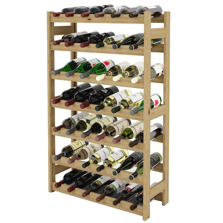 Lenmar, Weinregal aus Holz für Flaschen, Natur, RW-1, Wein, Flaschenregal, Kellerregal, Regale, Flas