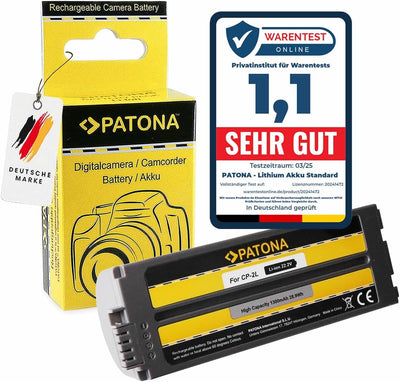 PATONA Akku NB-CP1L NB-CP2L NB-CP2LH NB-2CPL CS-CP2 kompatibel mit Canon Selphy Serie