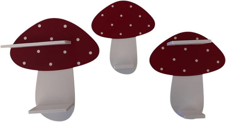 Pilze-3er-Set kompatibel für Toniefiguren, Tonieregal Toniebox Tonie Erweiterung - Erweiterungsregal