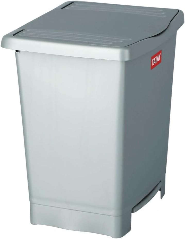 TATAY Millenium Mülleimer mit Pedal 21L | Mattes Finish | Innen und Aussen | Für 20–30L Beutel | BPA