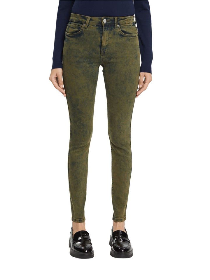 ESPRIT Damen Hose 27W / 32L 355/Dark Khaki, 27W / 32L 355/Dark Khaki