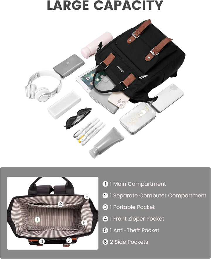 LOVEVOOK Rucksack Damen Klein, Wasserdicht Kleiner Rucksack Damen-rucksackhandtaschen Cityrucksack,