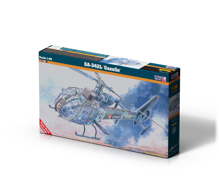 Mistercraft Modellbausatz SA-342L Gazelle Massstab 1:48 Plastikbausatz, Bausatz zum Zusammenbauen, I