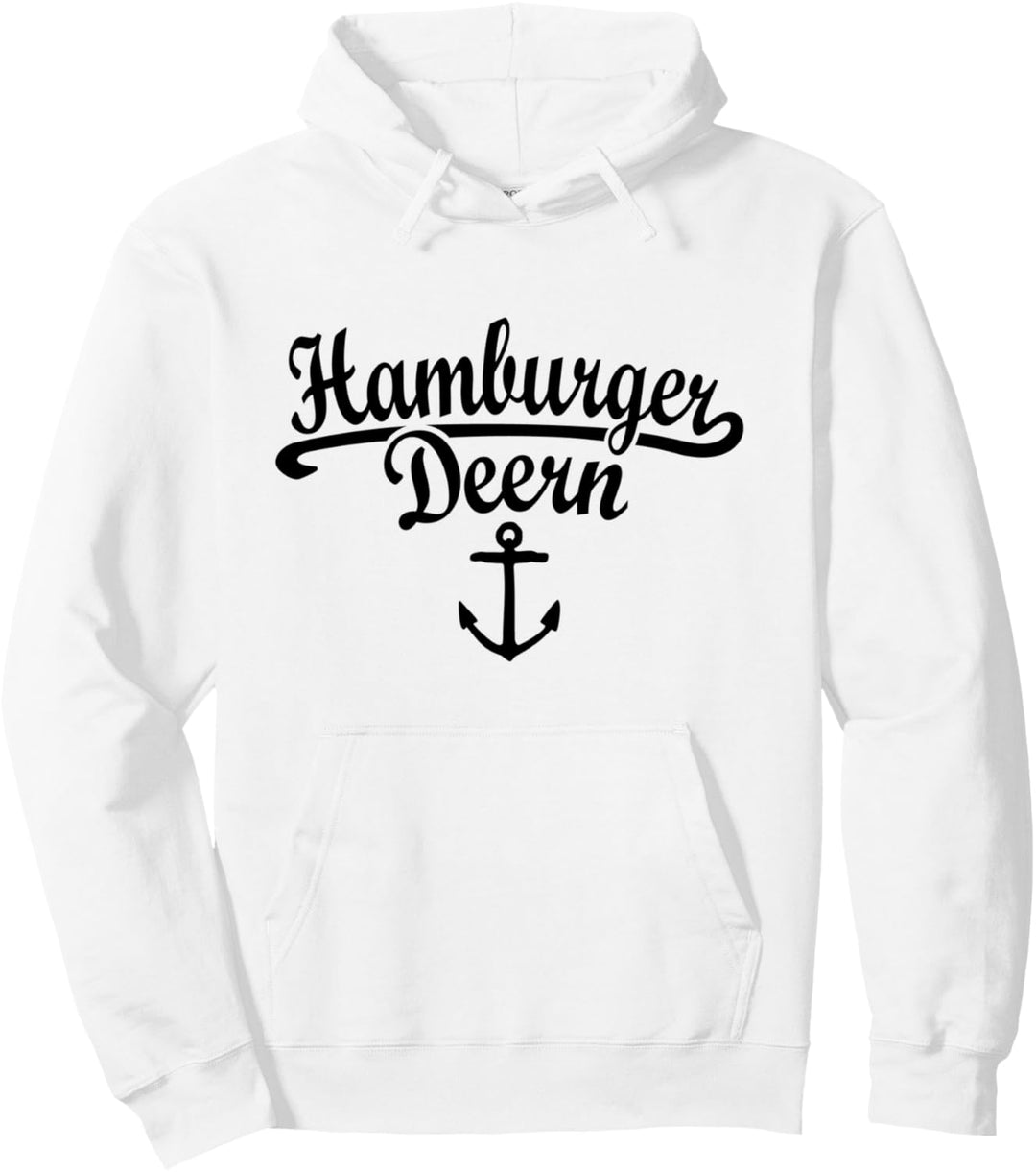 Hamburger Deern Klassik (Schwarz) Hamburg Pullover Hoodie