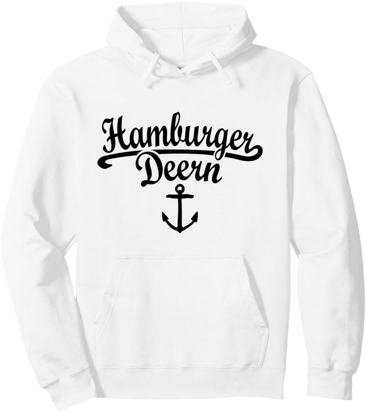 Hamburger Deern Klassik (Schwarz) Hamburg Pullover Hoodie