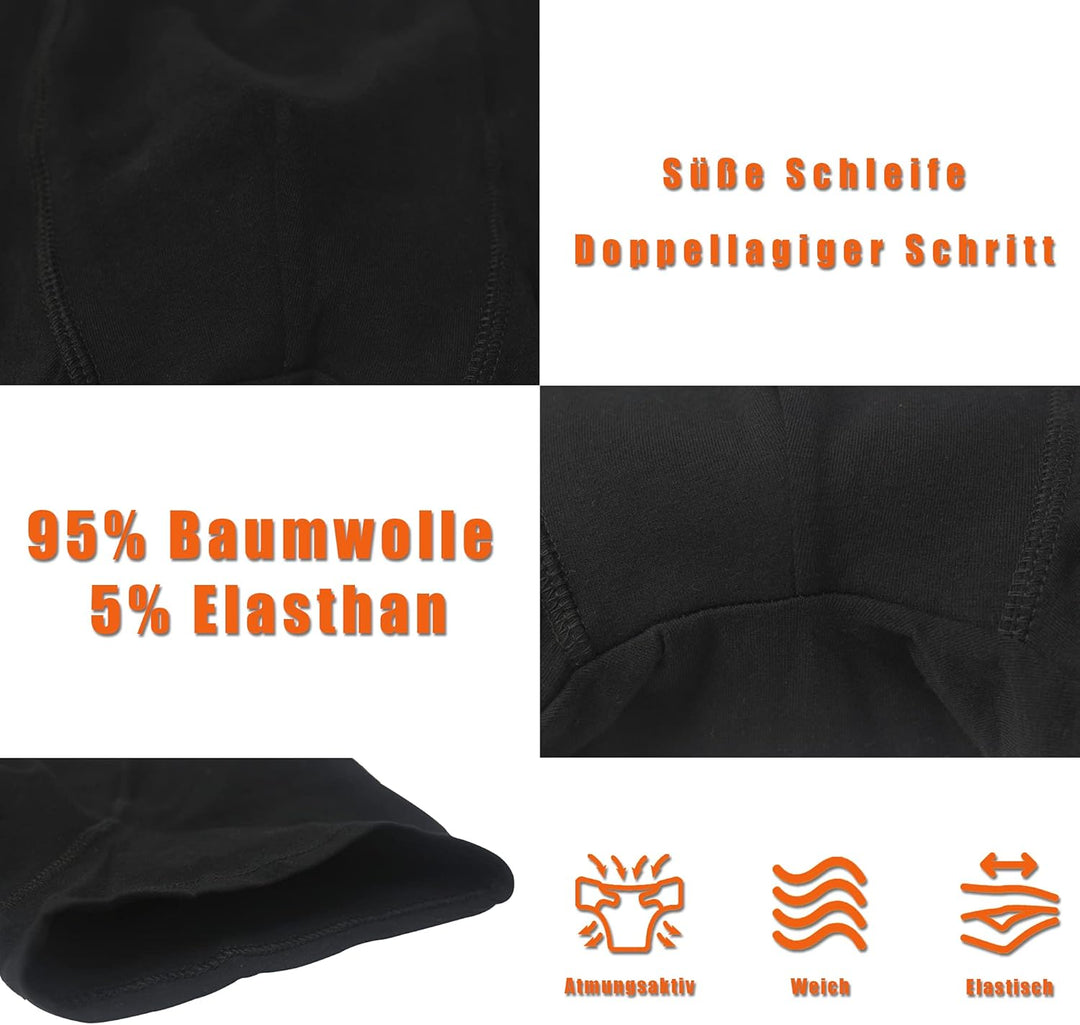 L&K-II Boxershorts Jungen Baumwolle Kinder Unterhosen 10er Pack 1604 134-140 10er Black, 134-140 10e