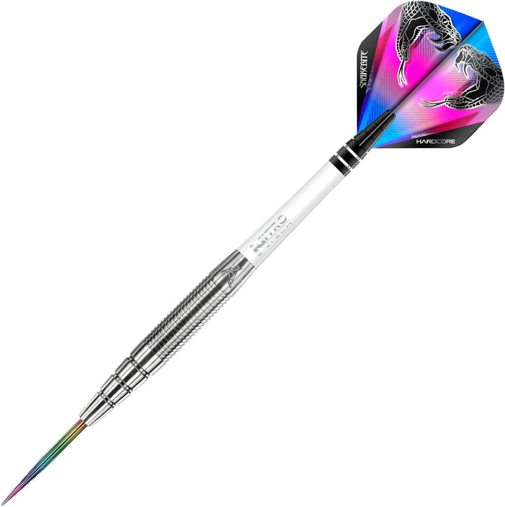 RED DRAGON Peter Wright Snakebite 1 Professional Darts Wolfram Dartset mit Flüge und Shafts 23G 1, 2