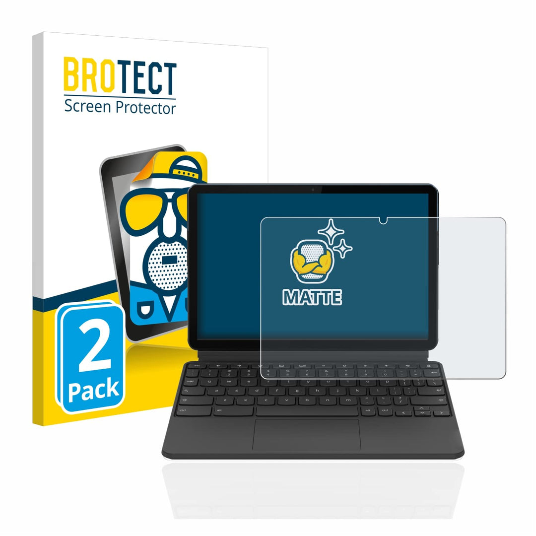 BROTECT Entspiegelungs-Schutzfolie für Lenovo IdeaPad Duet Chromebook 10.1" (im Querformat) (2 Stück
