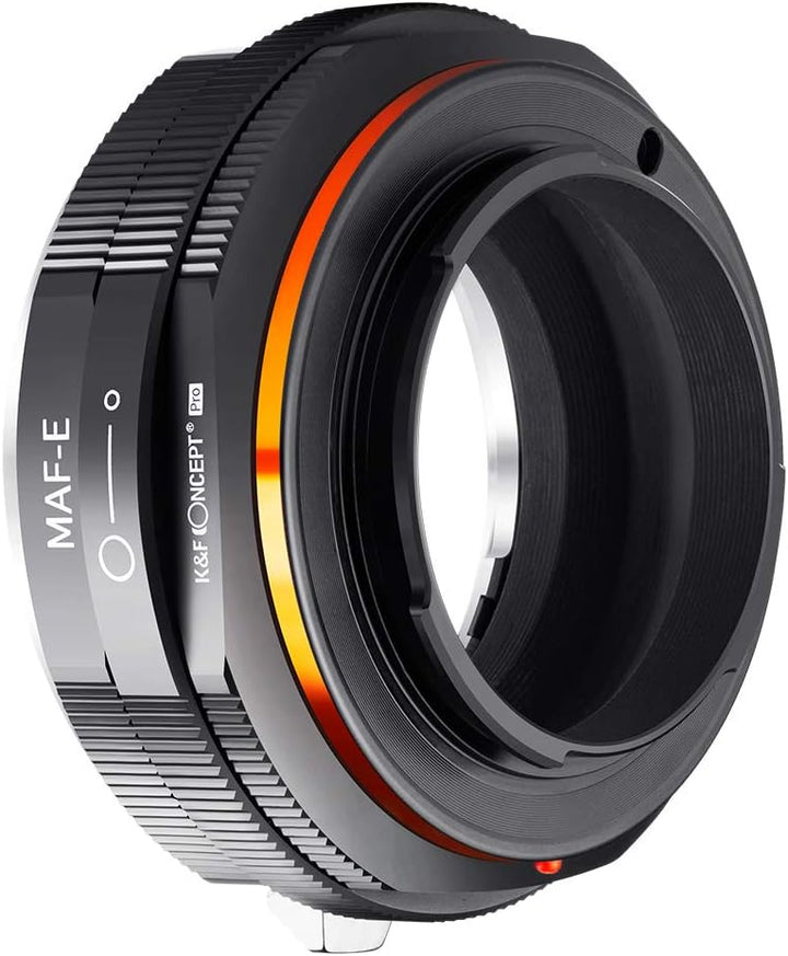 K&F Concept M22105 Minolta(AF)-NEX Hochpräziser Adapterring Objektivadapter Adapter Ring Objektiv Ad