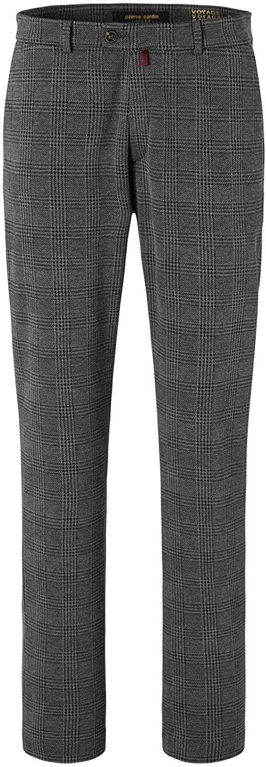 Pierre Cardin Herren Hose Lyon 85" grau (13) 31/32