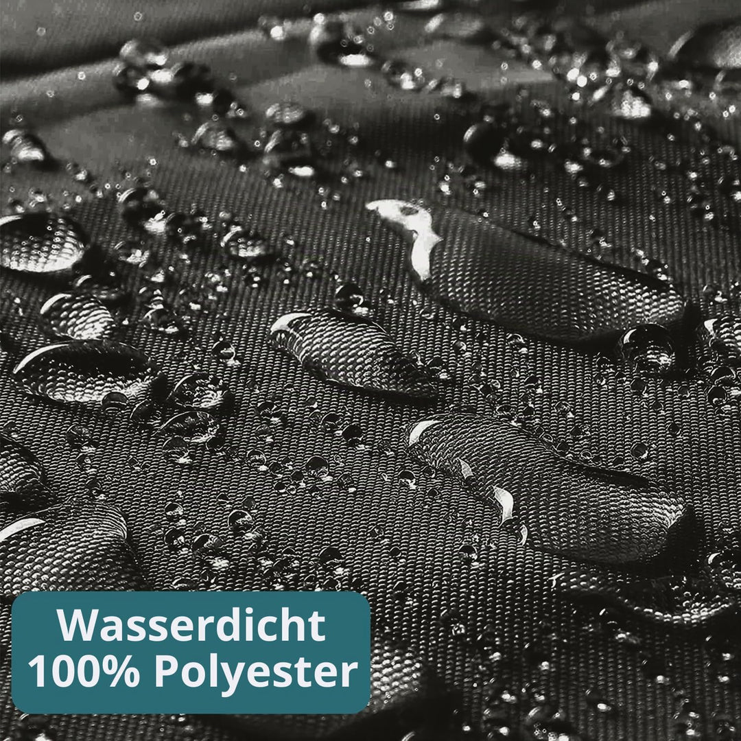 Sonnensegel wasserdicht rechteckig 2x3M, Sonnenschutz Terrasse UV-Schutz, wetterfest, ohne Bohren, 1