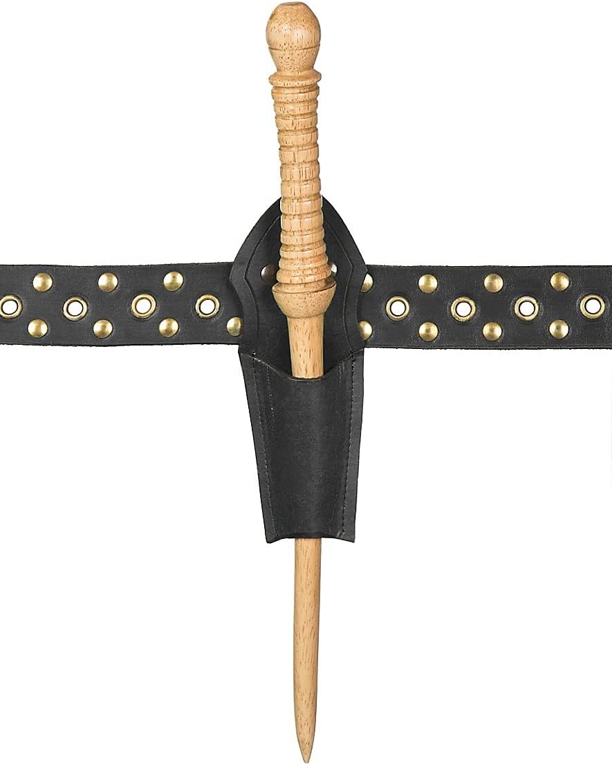 Andracor - Zauberstab Halter aus Leder - für Harry Potter Fans, Adepten und grosse Magier - Braun Sc