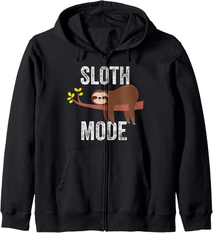 Sloth Mode - Cute Lazy Funny Pun Sloth Kapuzenjacke