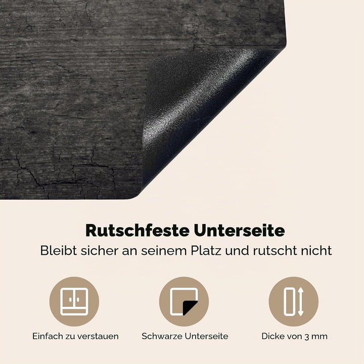Herdabdeckplatte Einteilig Induktionsmatte Küche Abdeckung Ceranfeld Herd Abdeckplatte Deko Vinyl Ma