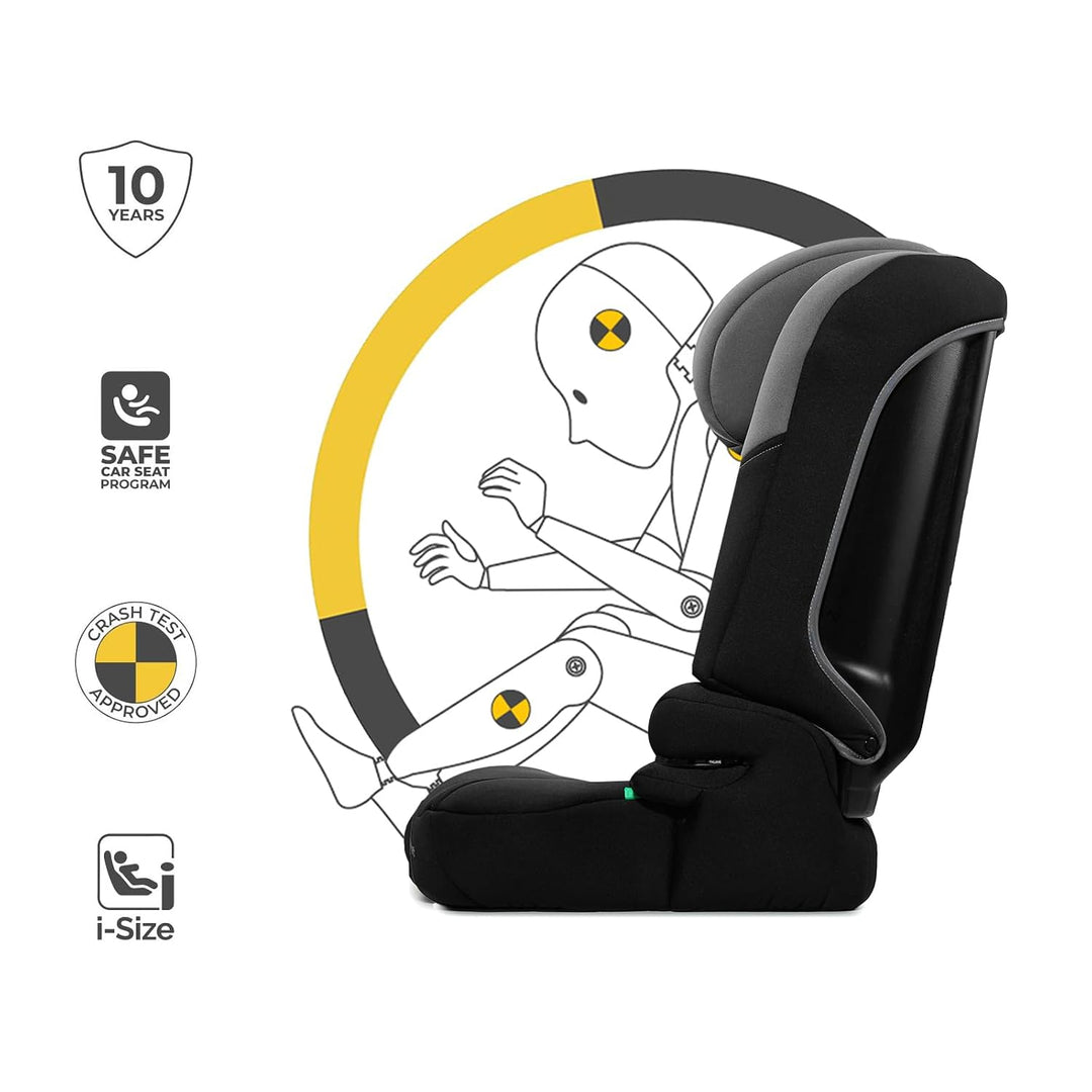 Kinderkraft I-COMFY, Autositz, Für Kinder, Reguliert (76-150cm), Verstellbare Rückenlehne, 5-Punkt-S