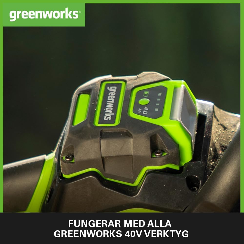 Greenworks 40V Akku - 2 Stück, Original Greenworks Akkus, 4Ah Lithium-Ionen Akkus für alle Greenwork