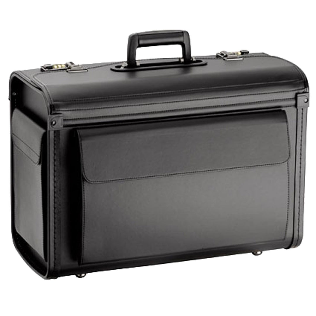 Bowatex Pilotenkoffer Aktenkoffer Koffer 46 cm Schwarz