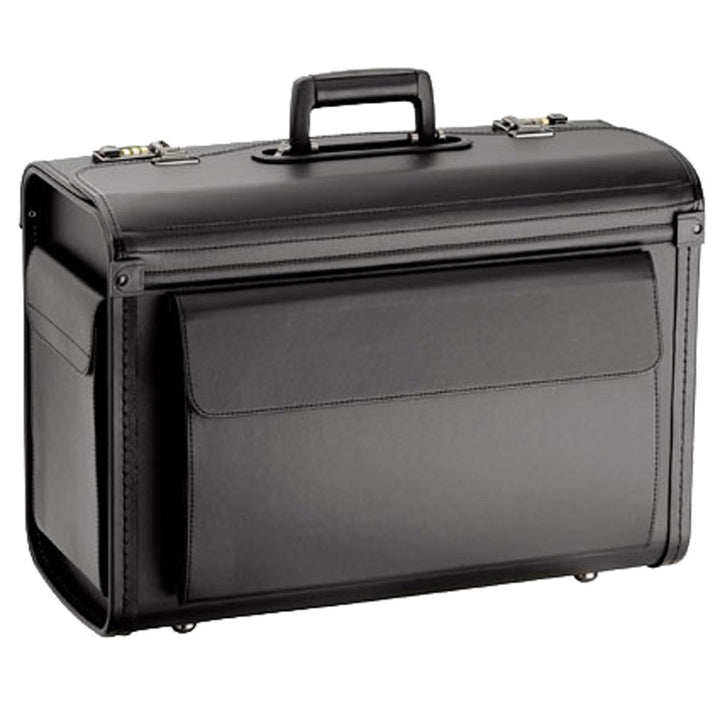 Bowatex Pilotenkoffer Aktenkoffer Koffer 46 cm Schwarz