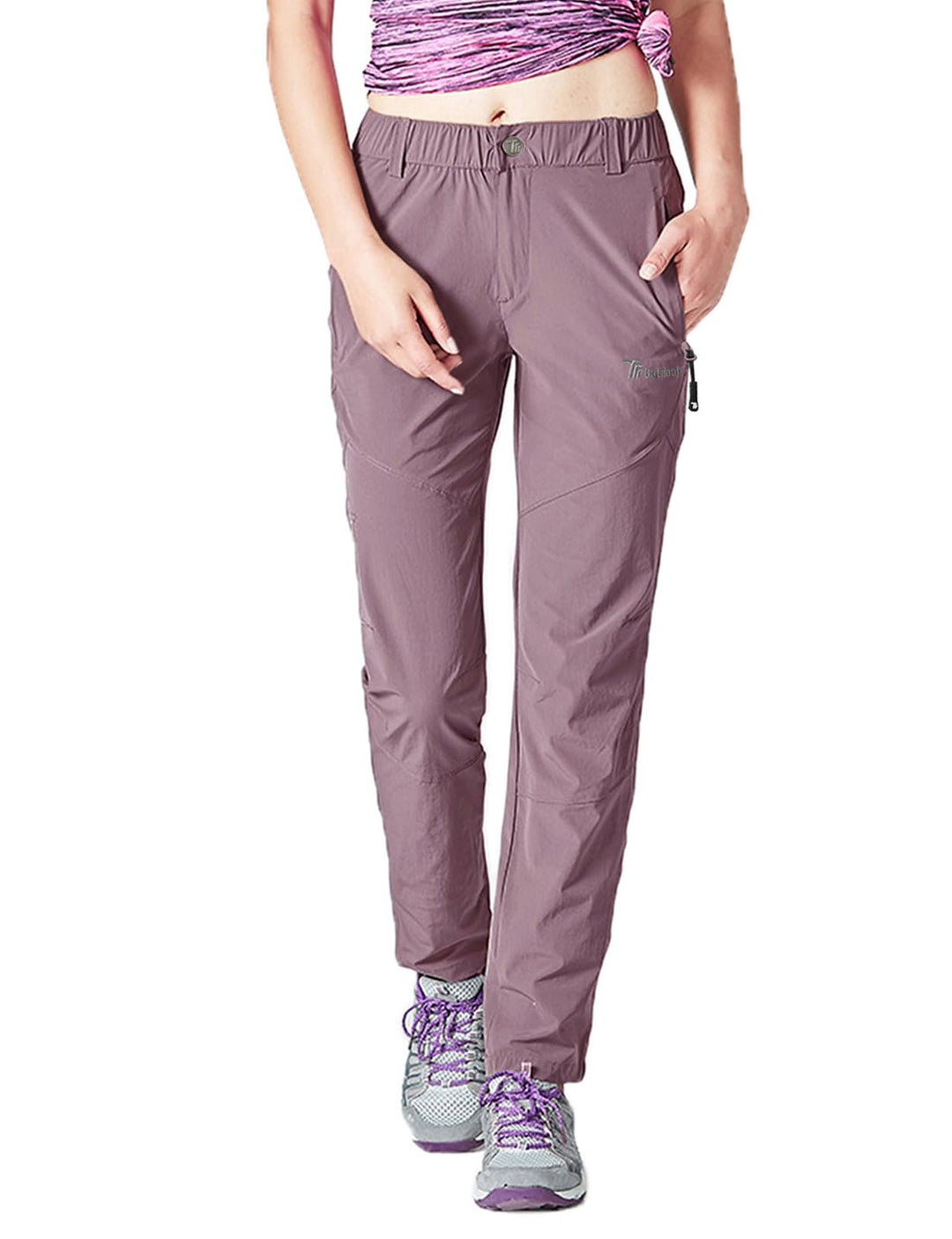 donhobo Damen Outdoor Wanderhose Quick Dry Campinghose Ultraleichter Verschleissfester UV-Schutz Atm