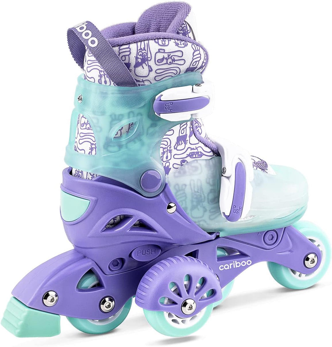 Cariboo Step One Inliner Für Kinder Rollschuhe Lernrollschuhe Kinder Inline Skates Verstellbar Rolle