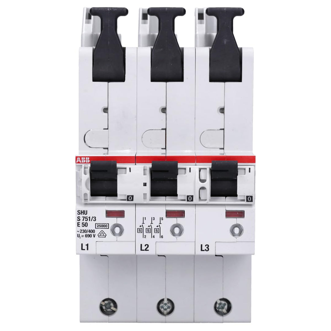 ABB Hauptsicherungsautomat SHU S751/3-E50 Single, Single