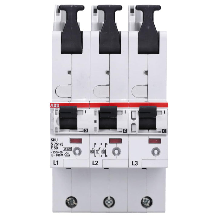 ABB Hauptsicherungsautomat SHU S751/3-E50 Single, Single