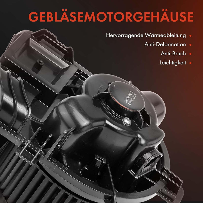 Frankberg Gebläsemotor Innenraumgebläse Kompatibel mit Clio II BB CB 1.2L-3.0L 2001-2016 Thalia I LB