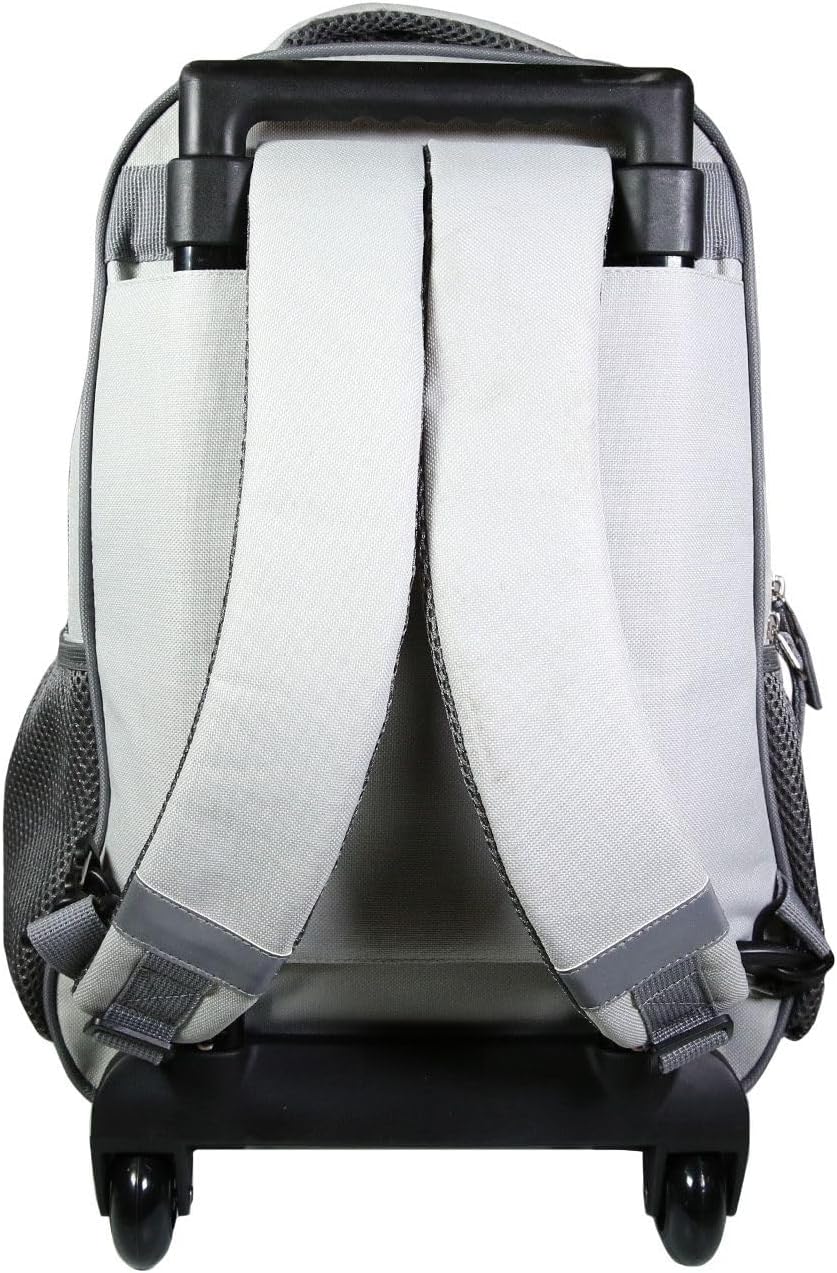 BAGTROTTER Rucksack mit Rollen Offshore Grau Blumen