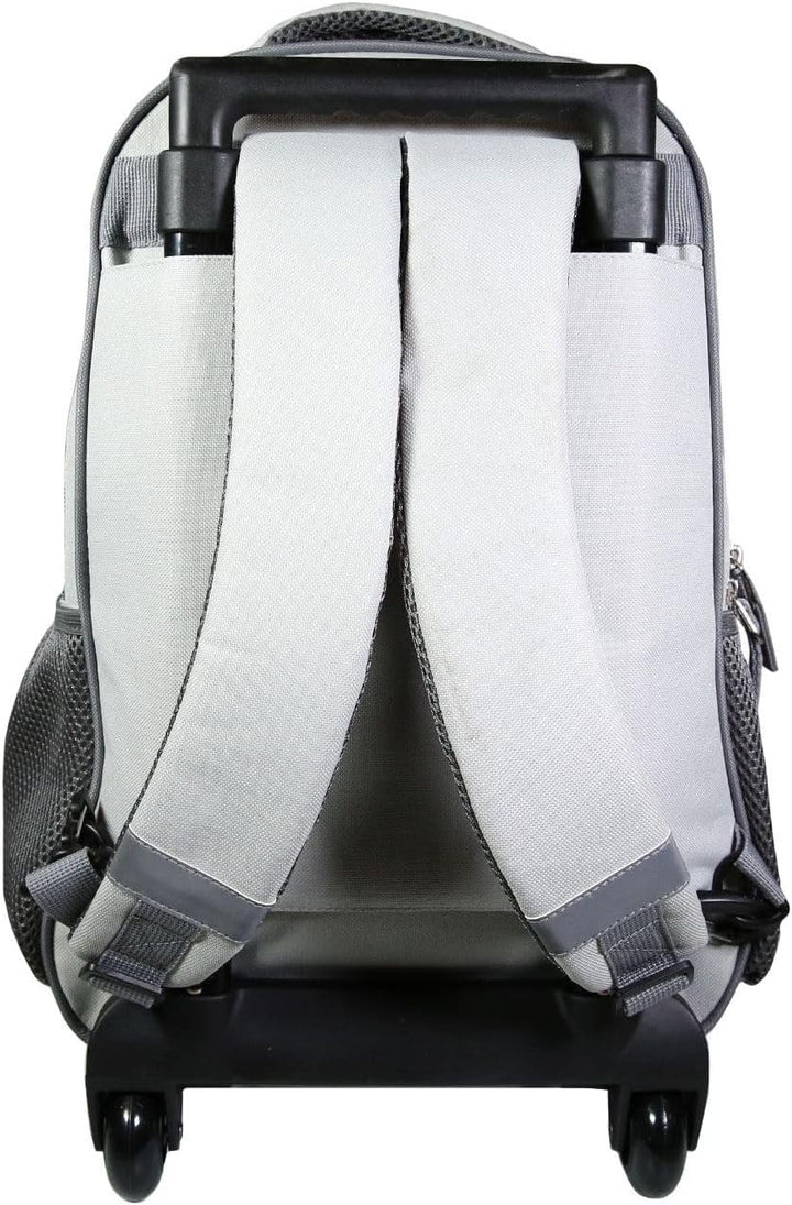 BAGTROTTER Rucksack mit Rollen Offshore Grau Blumen