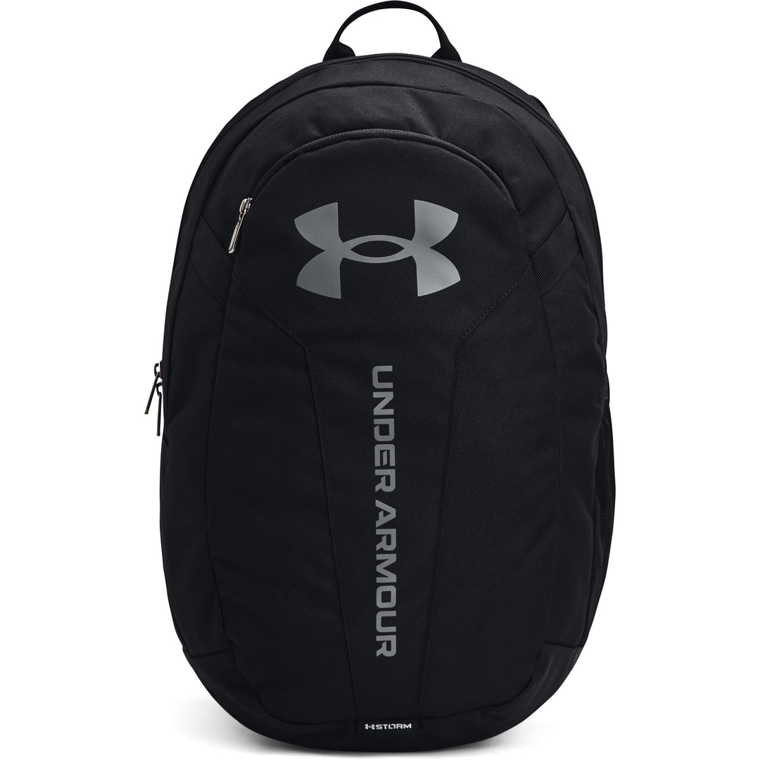 Under Armour Herren 26,5-Liter-Hustle-Lite-Rucksack, Black/Racer Red Einheitsgrösse Schwarz, Einheit