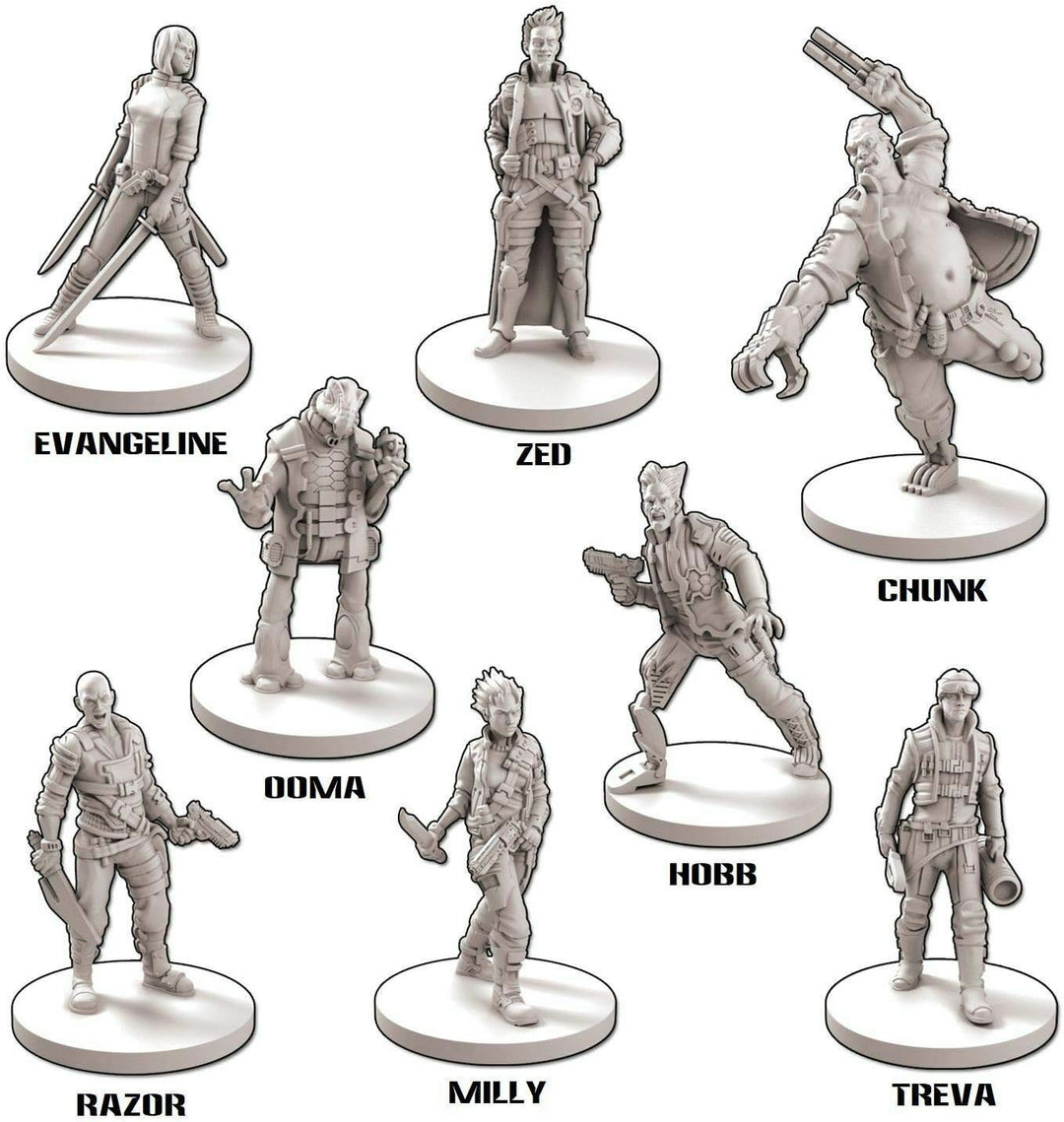 Battle Systems Core Space Shootout at Zed’s Expansion Set - Miniaturen - Brettspiel - Ereigniskarten